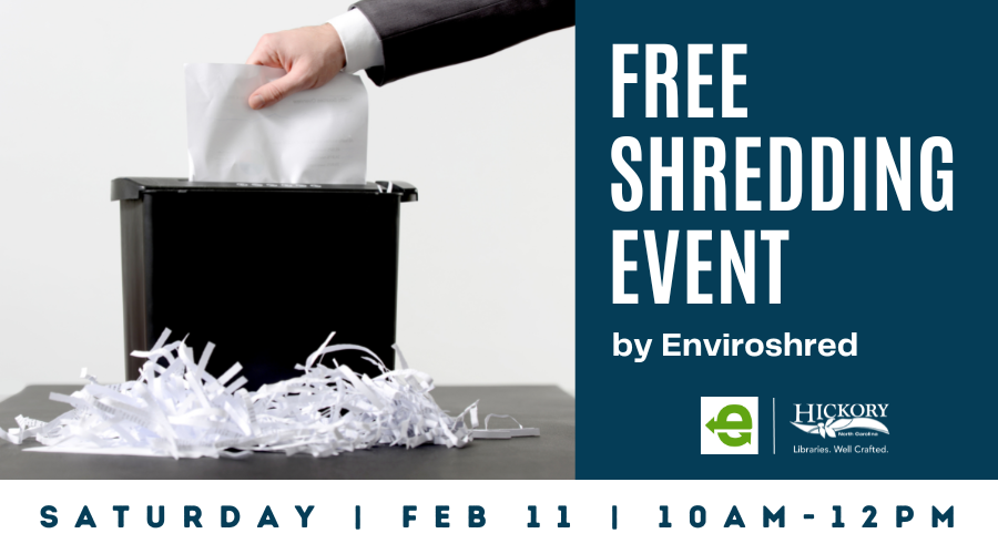 Shred Event with Enviroshred City of Hickory